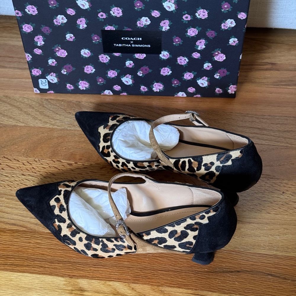 Coach x Tabitha Simmons
Ponyhair Animal‎ Print Pumps Size 10B - Picture 3 of 7